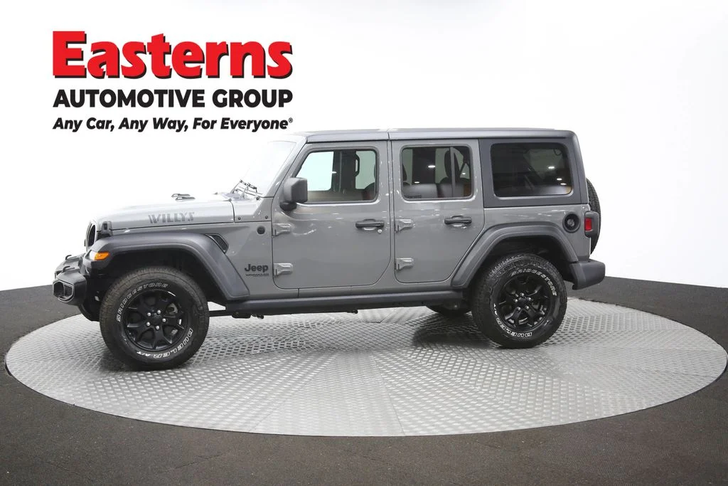 Used 2021 Gray Jeep Unlimited Willys image 56