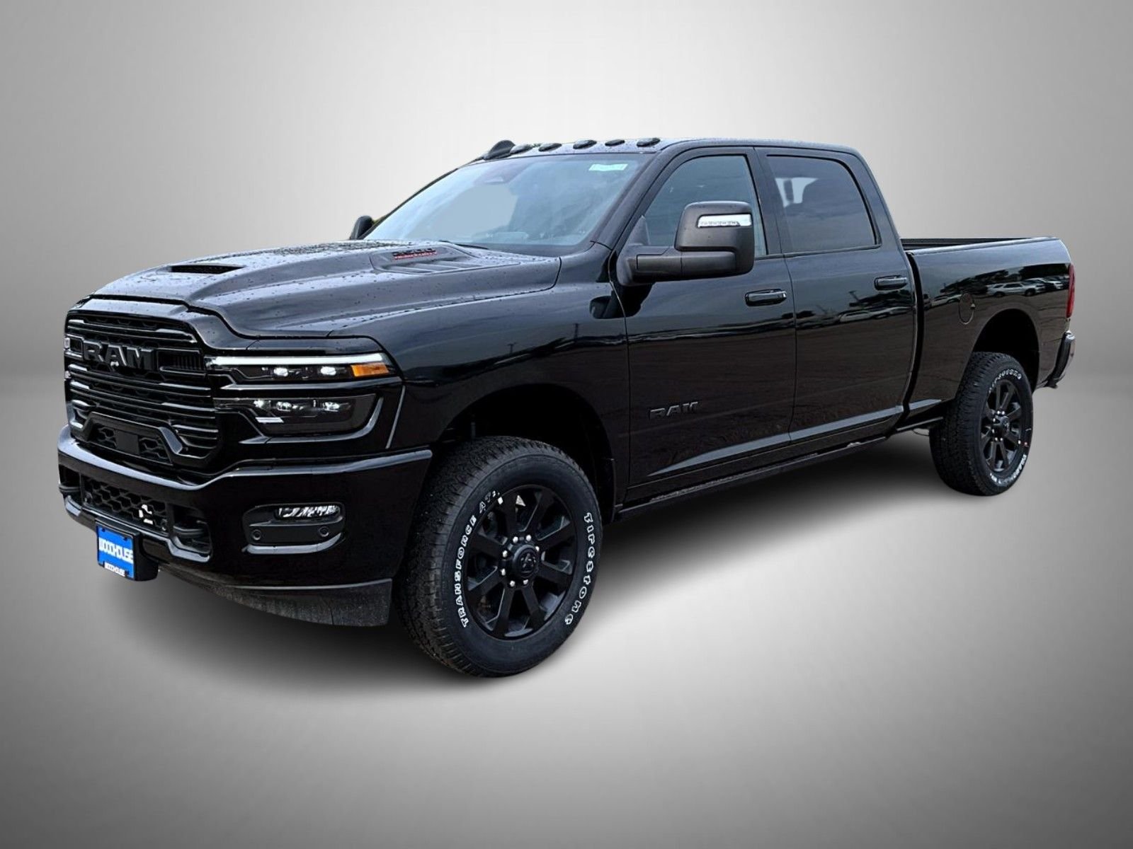 New 2026 Diamond Black Crystal Pearl-Coat Exterior Paint RAM Laramie image 1
