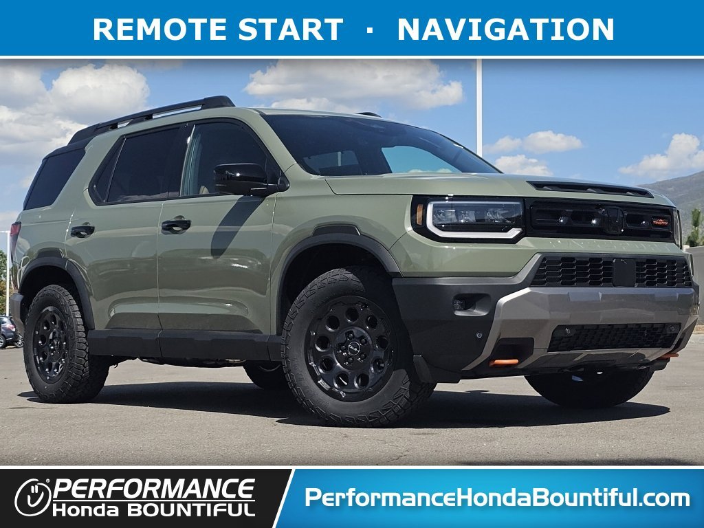 New 2026 Ash Green Metallic Honda TrailSport Elite Blackout image 1