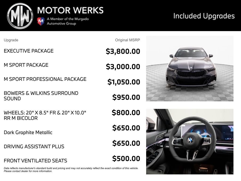 New 2026 Dark Graphite Metallic BMW 530i xDrive image 4