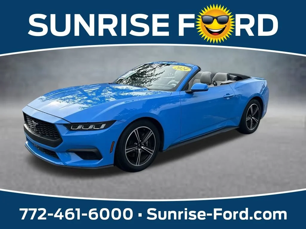 Used 2024 Grabber Blue Ford EcoBoost Premium image 1