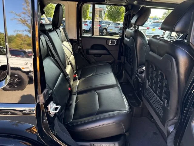 Used 2022 Black Clearcoat Jeep Unlimited Rubicon 4xe image 10