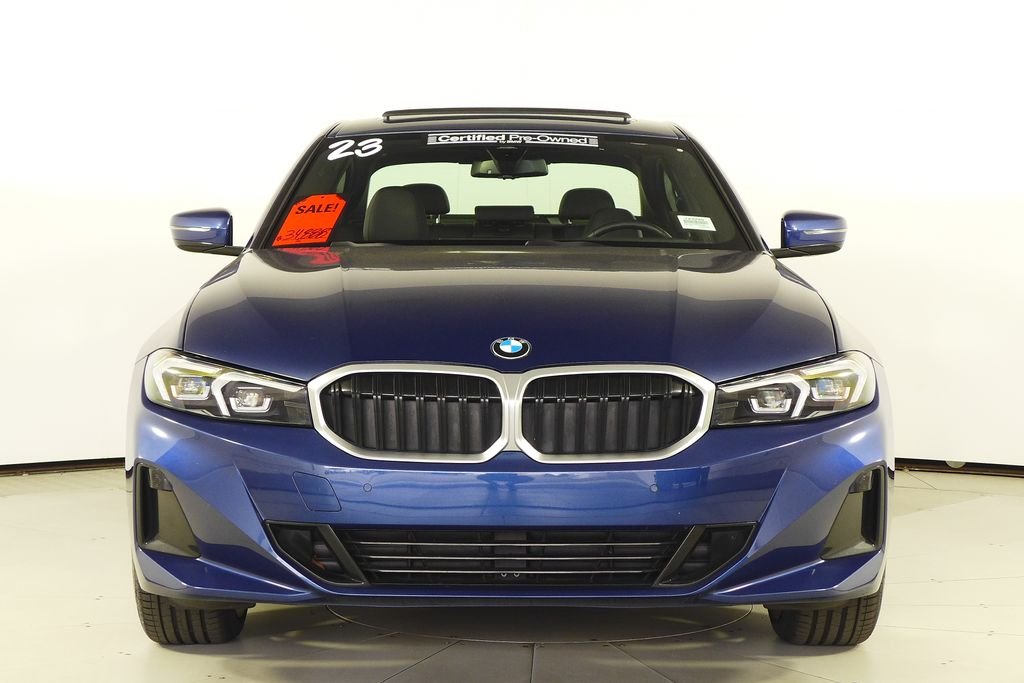 Certified Used 2023 Blue Metallic BMW 330i xDrive image 3