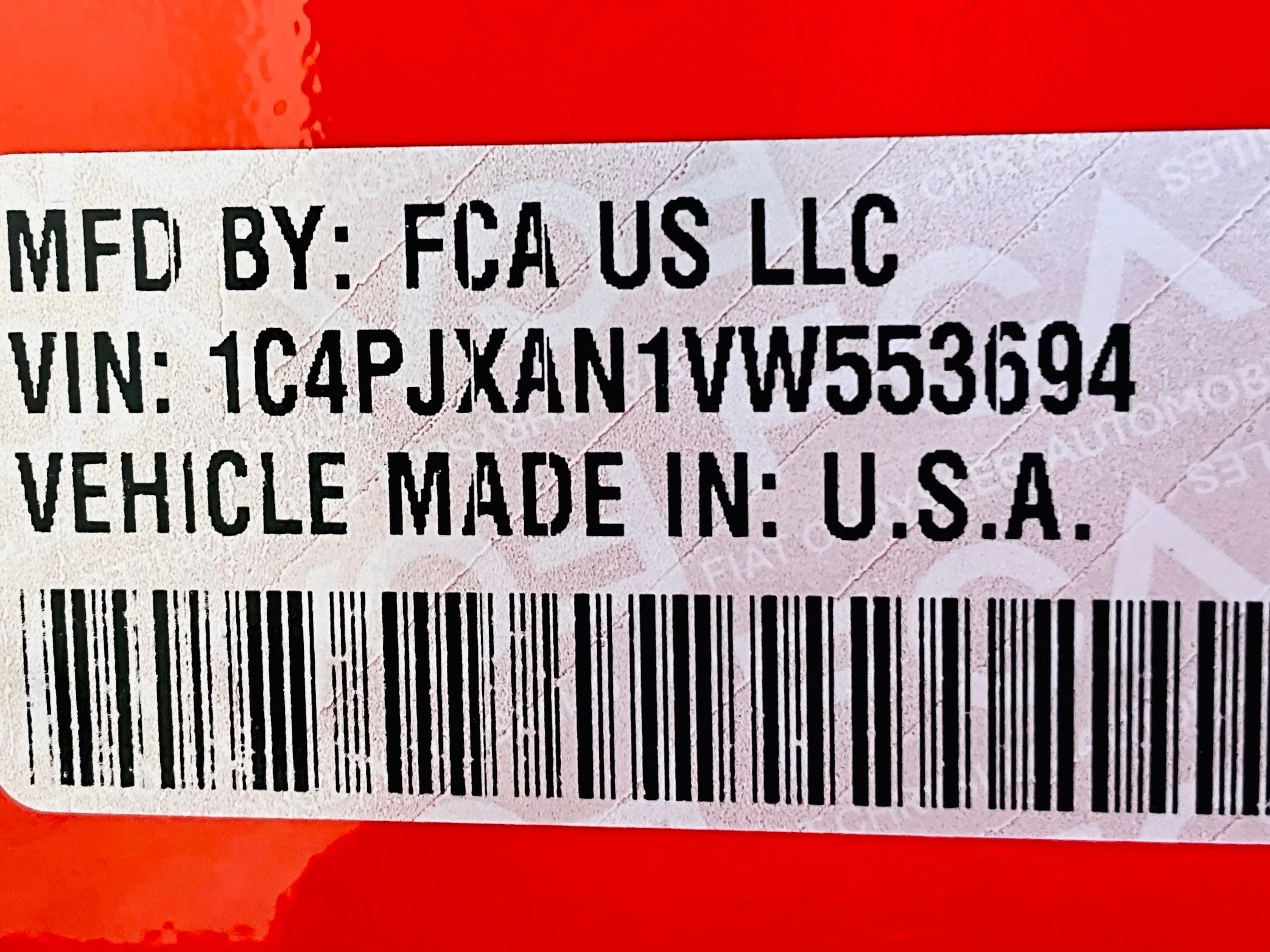 New 2027 Red Jeep Sport image 26
