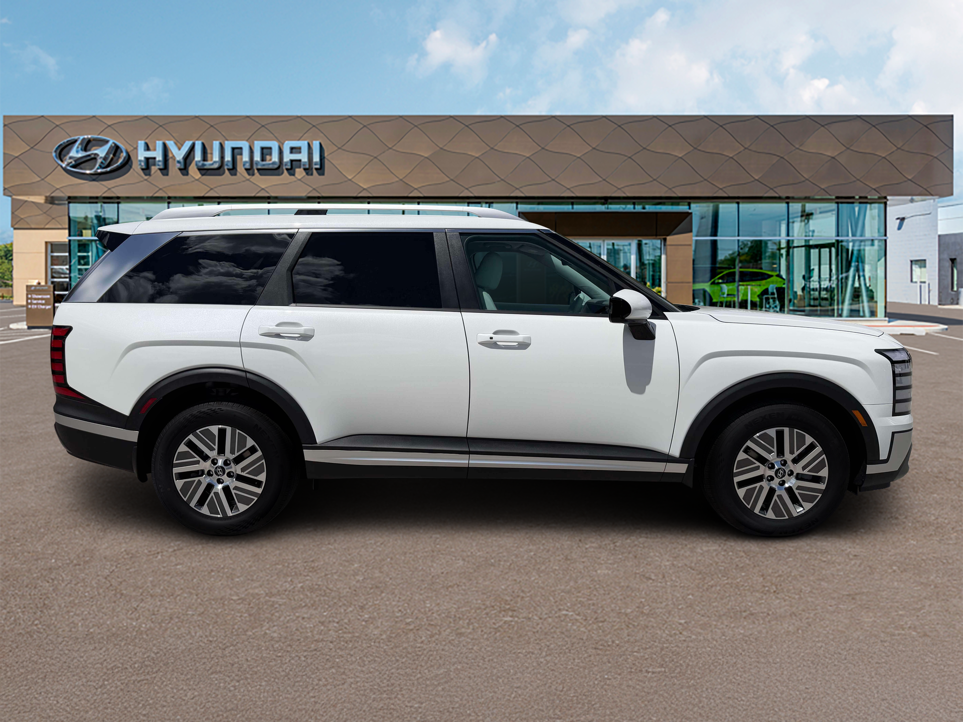 New 2027 White Hyundai Blue SEL 8P image 9