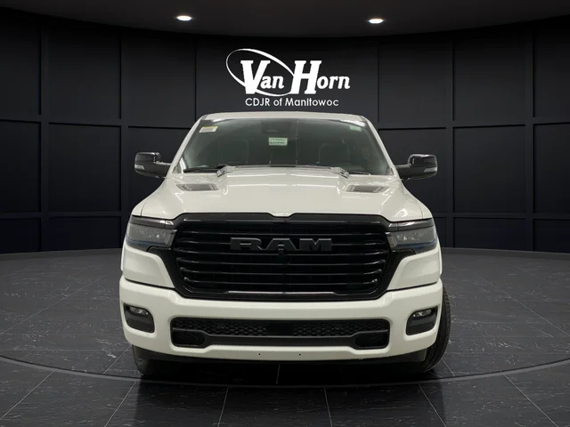 New 2026 Bright White Clear-Coat Exterior Paint RAM Laramie image 12