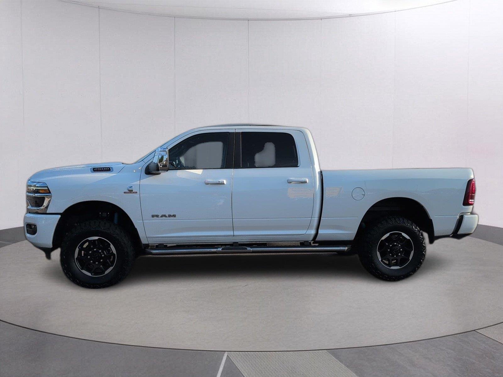 Used 2025 Bright White Clearcoat Ram Laramie image 2