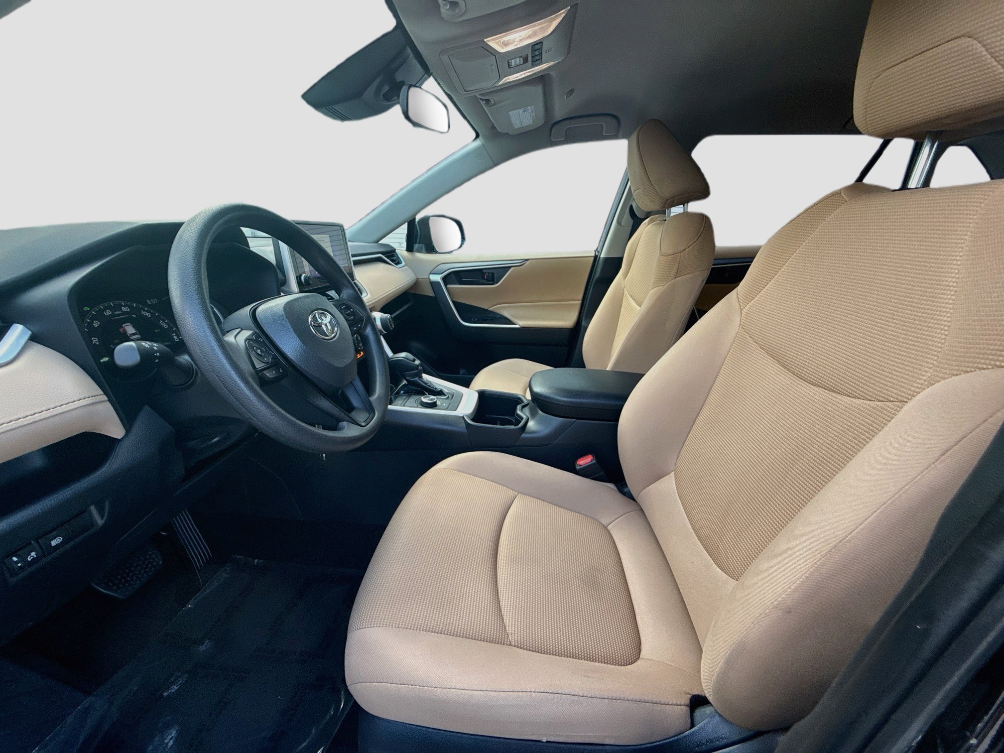 Used 2025 Midnight Black Metallic Toyota Hybrid LE image 18
