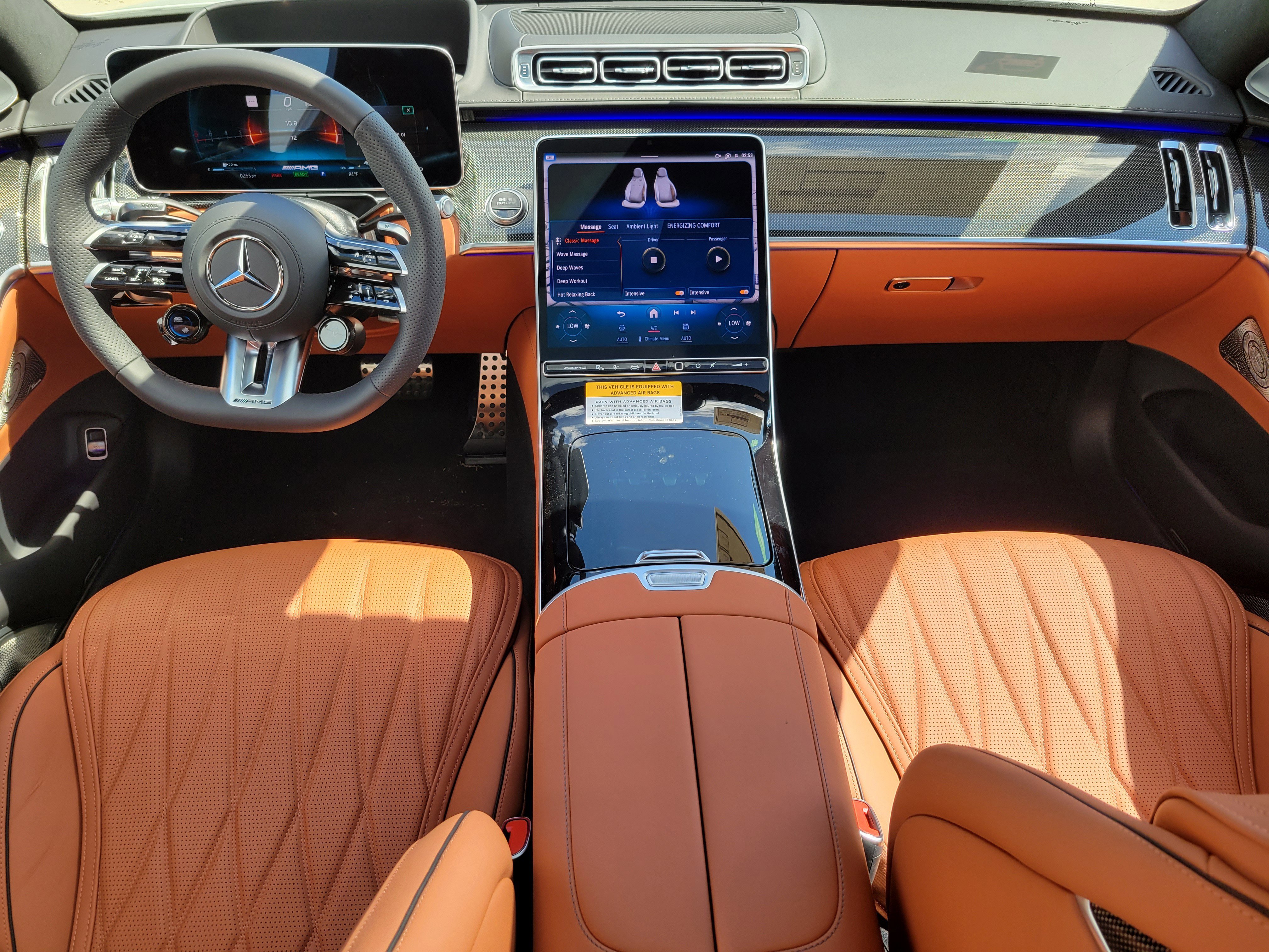 New 2026 MANUFAKTUR Moonlight White Magno Mercedes-Benz AMG® S 63 E 4MATIC® Sedan image 44