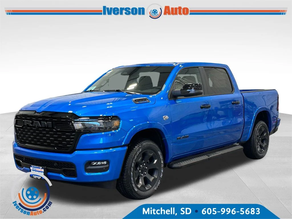New 2026 Hydro Blue Pearl-Coat Exterior Paint RAM Big Horn/Lone Star image 3