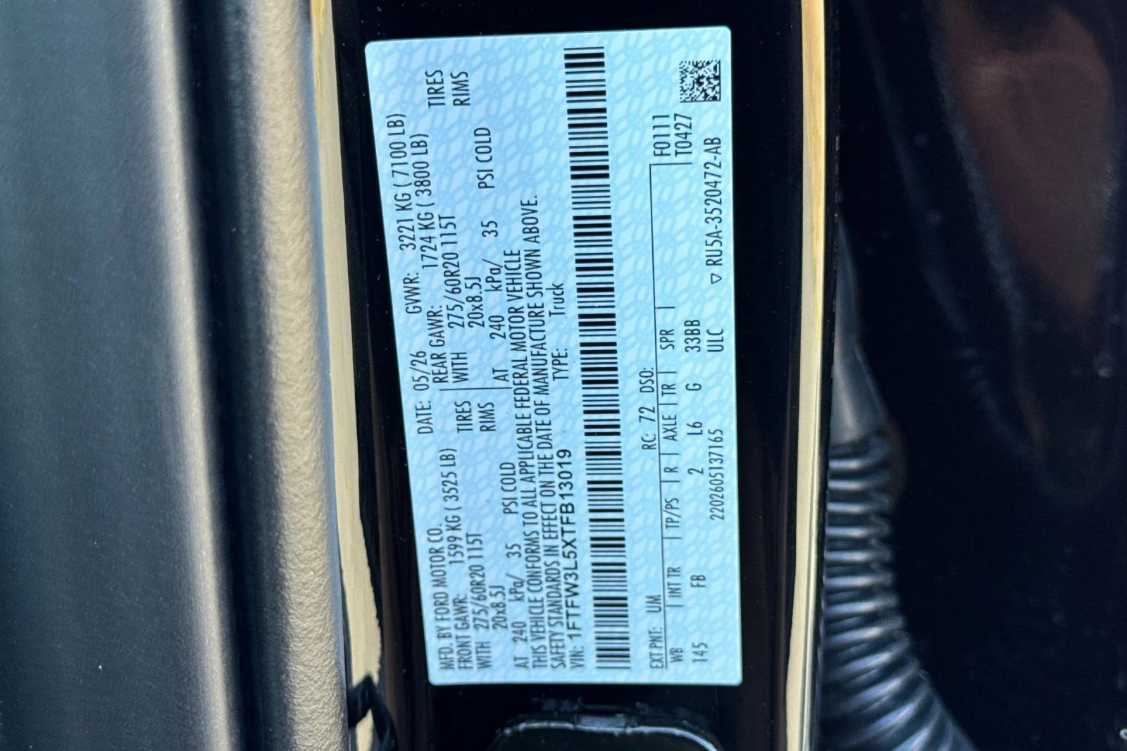 New 2026 Agate Black Metallic Ford XLT image 30