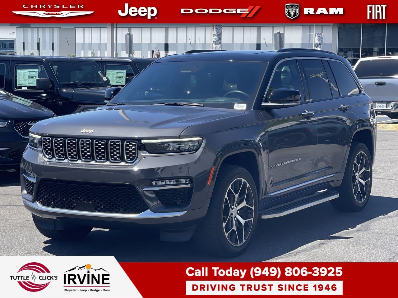 Used 2024 Baltic Gray Metallic Clearcoat Jeep Summit Reserve image 3