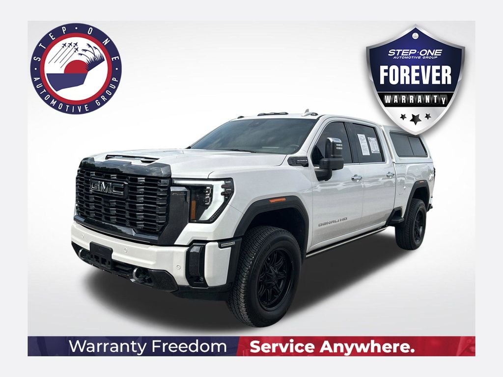 Used 2024 White GMC Denali Ultimate image 1