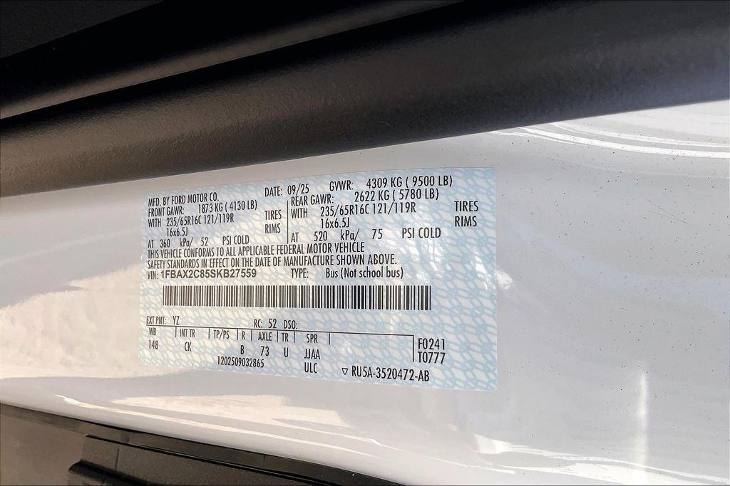 New 2025 Ford Transit-350 XLT Passenger Van