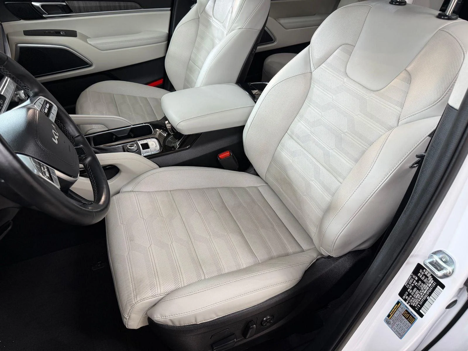 Used 2023 Glacial White Pearl Kia SX-Prestige image 34
