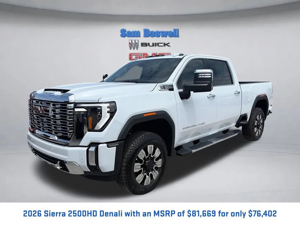 New 2026 Glacier White Tricoat GMC Denali image 1