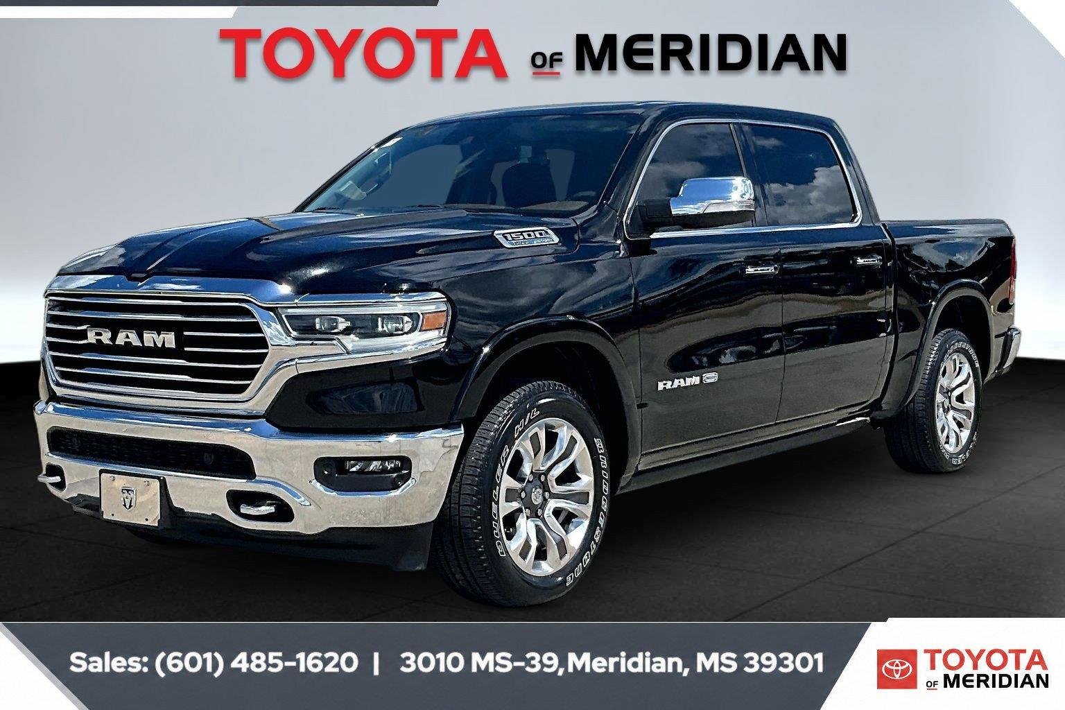 Used 2021 Diamond Black Crystal Pearlcoat Ram Longhorn image 10