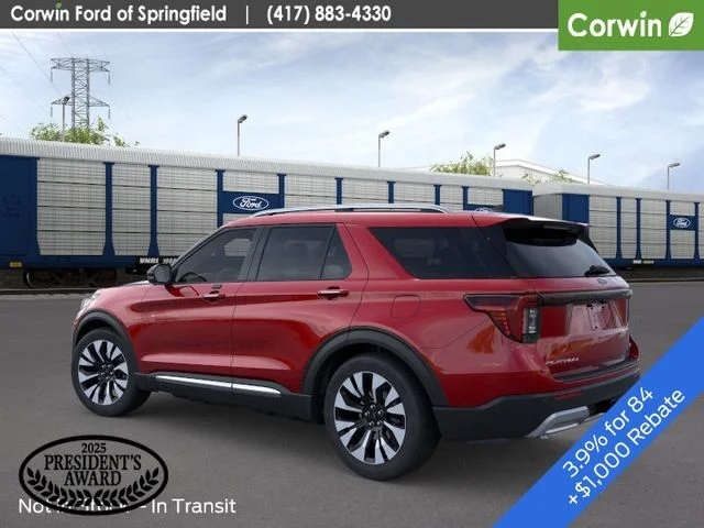 New 2026 Rapid Red Metallic Tinted Clearcoat Ford Platinum™ image 6