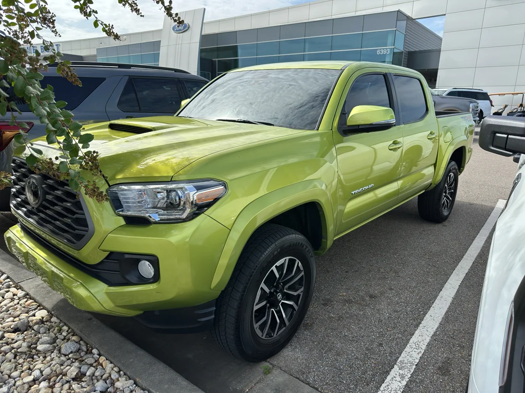 Used 2023 Electric Lime Metallic Toyota TRD Sport image 1