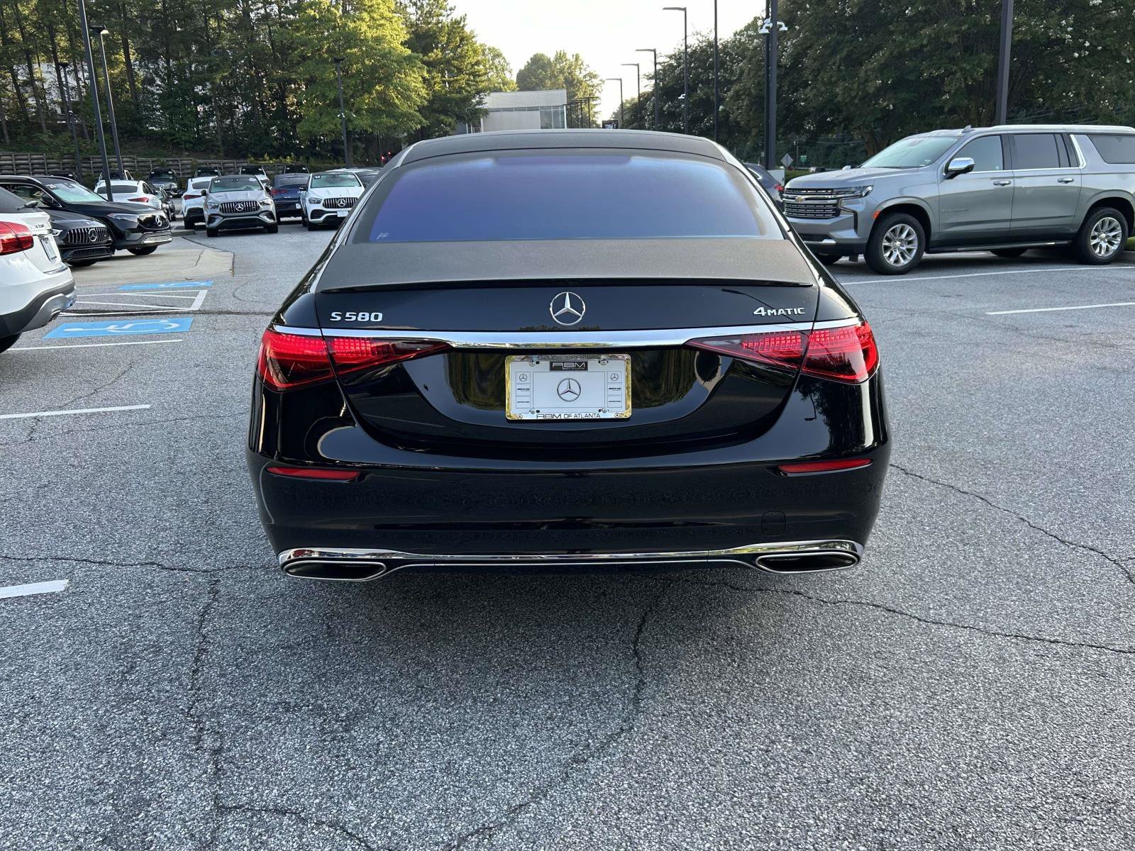 Certified Used 2025 Black Mercedes-Benz S 580 4MATIC® Sedan image 7
