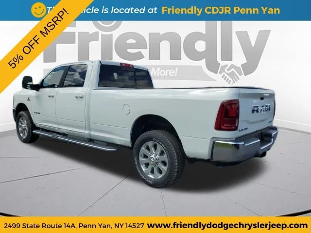 New 2026 Bright White Clear-Coat Exterior Paint RAM Laramie image 3
