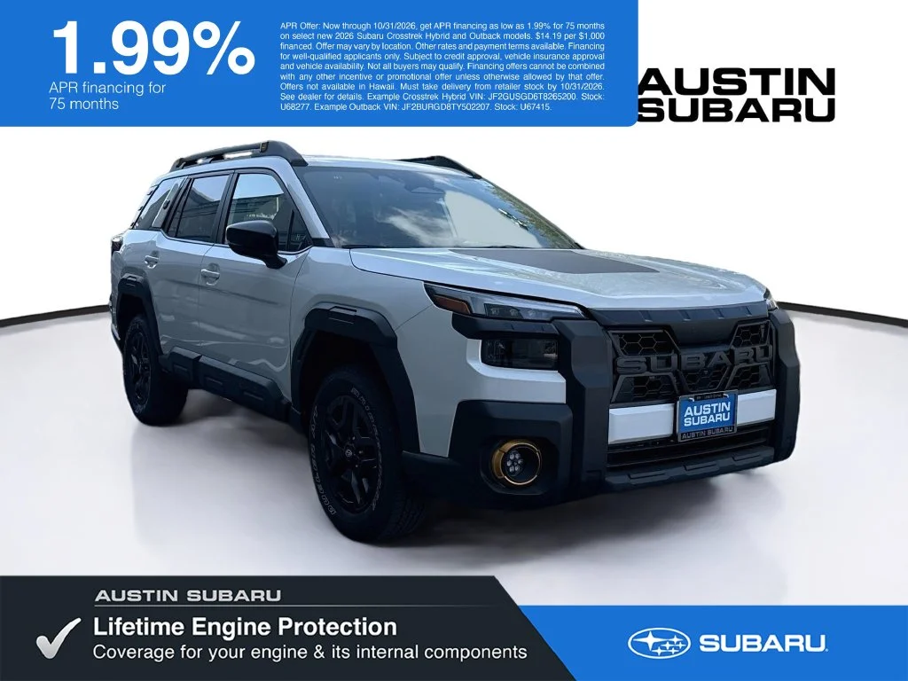 New 2026 White Subaru Wilderness image 1