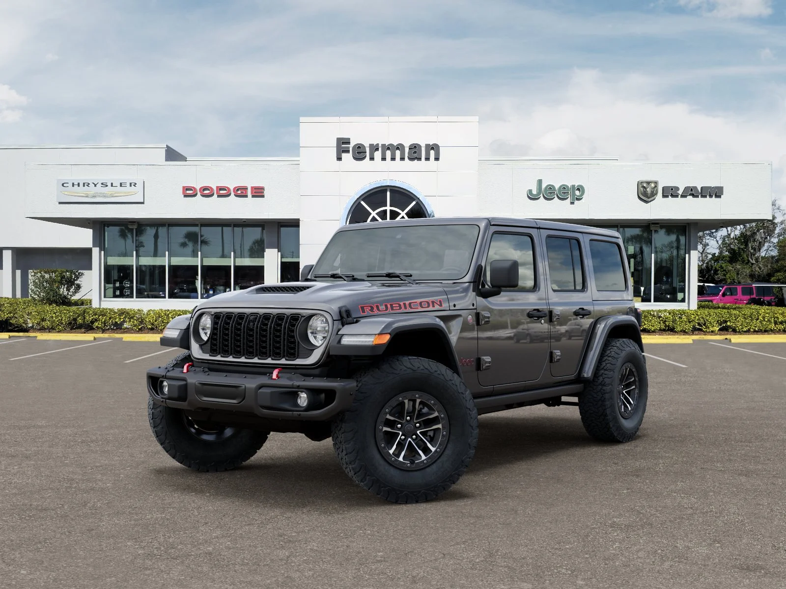 New 2026 Granite Crystal Metallic Clear-Coat Exterior Paint Jeep Rubicon X image 2
