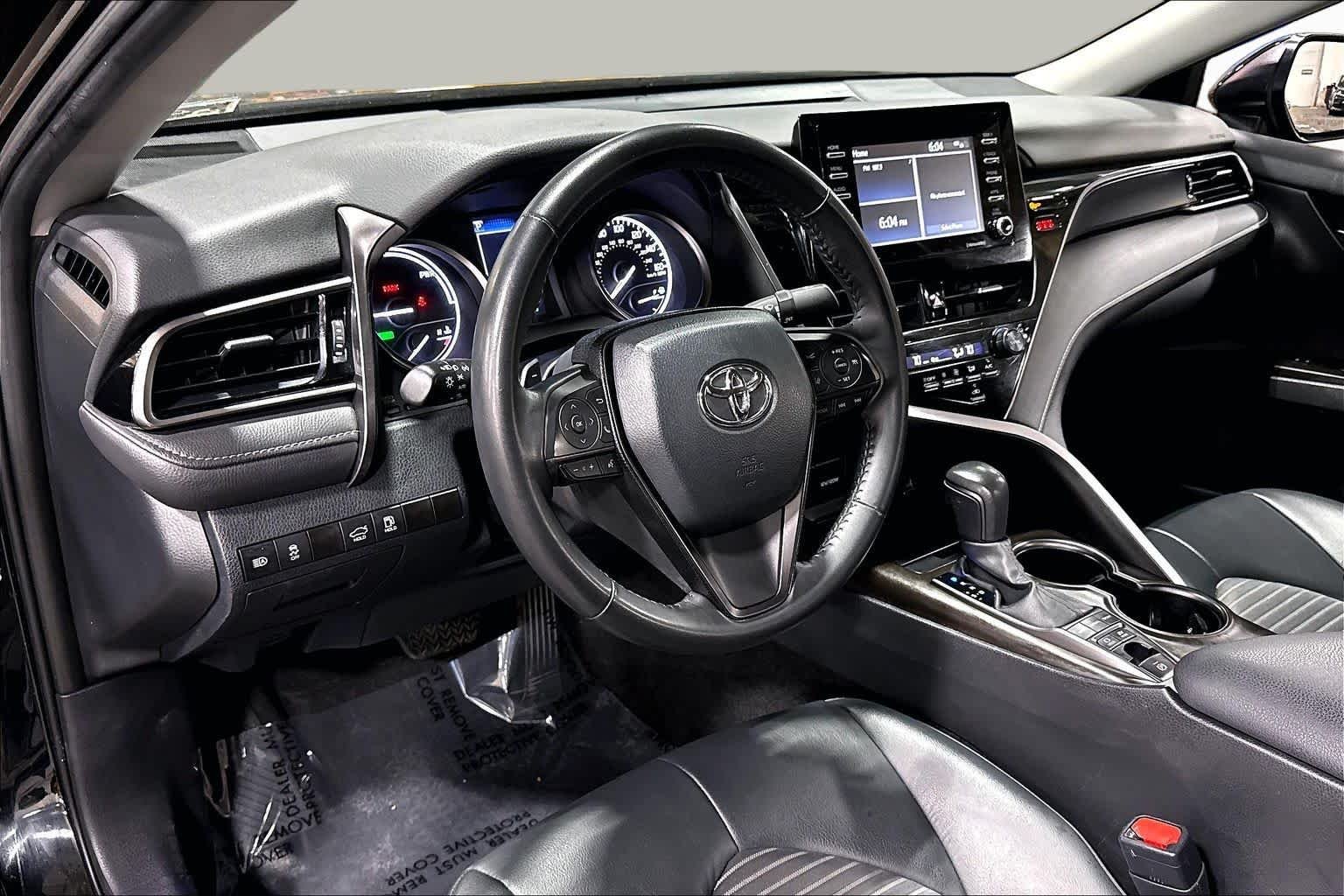 Used 2024 Midnight Black Metallic Toyota Hybrid SE Nightshade image 18