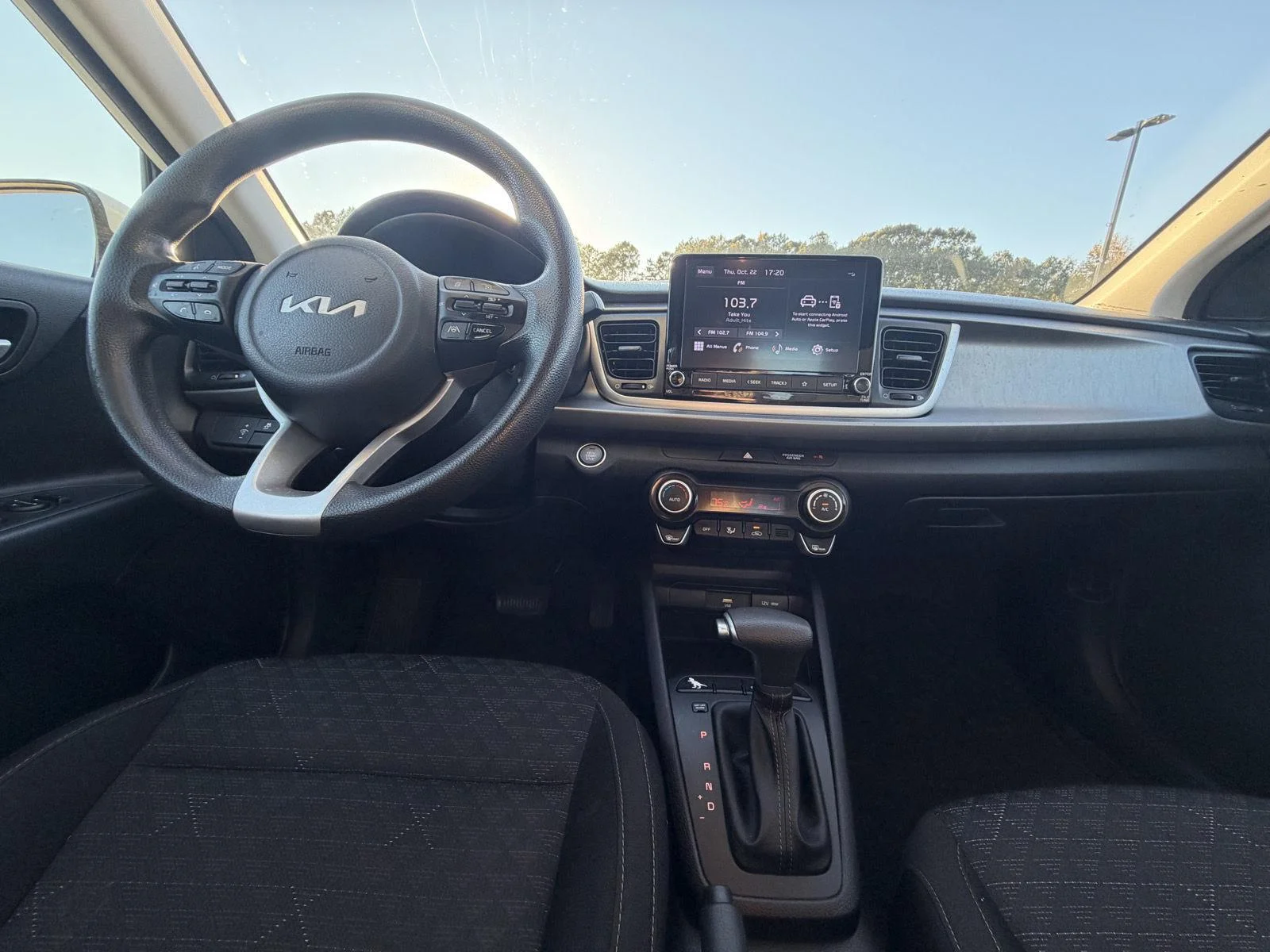 Used 2022 Clear White Kia S image 7