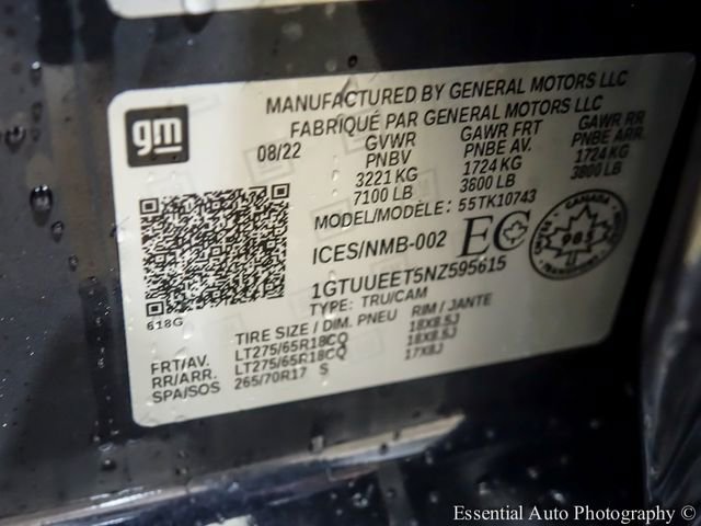 Certified Used 2022 Titanium Rush Metallic GMC AT4 image 27