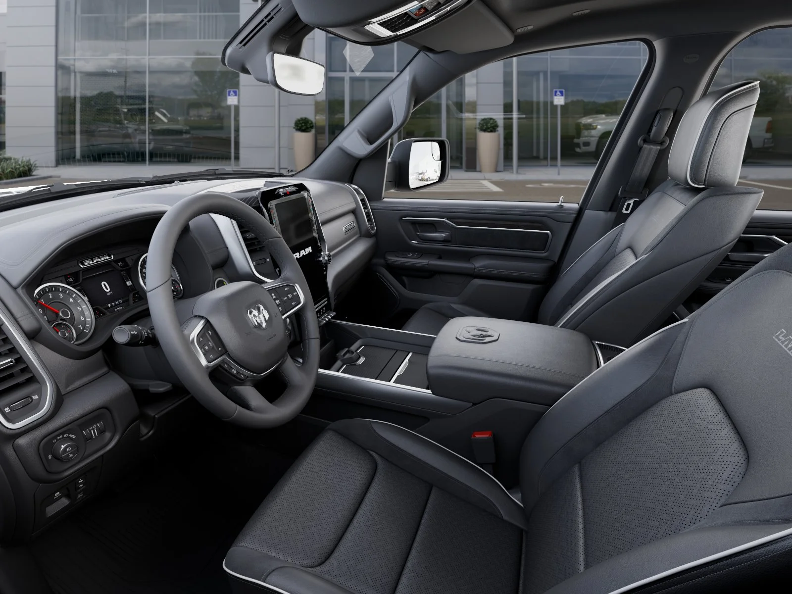 New 2026 Diamond Black Crystal Pearl-Coat Exterior Paint RAM Laramie image 49