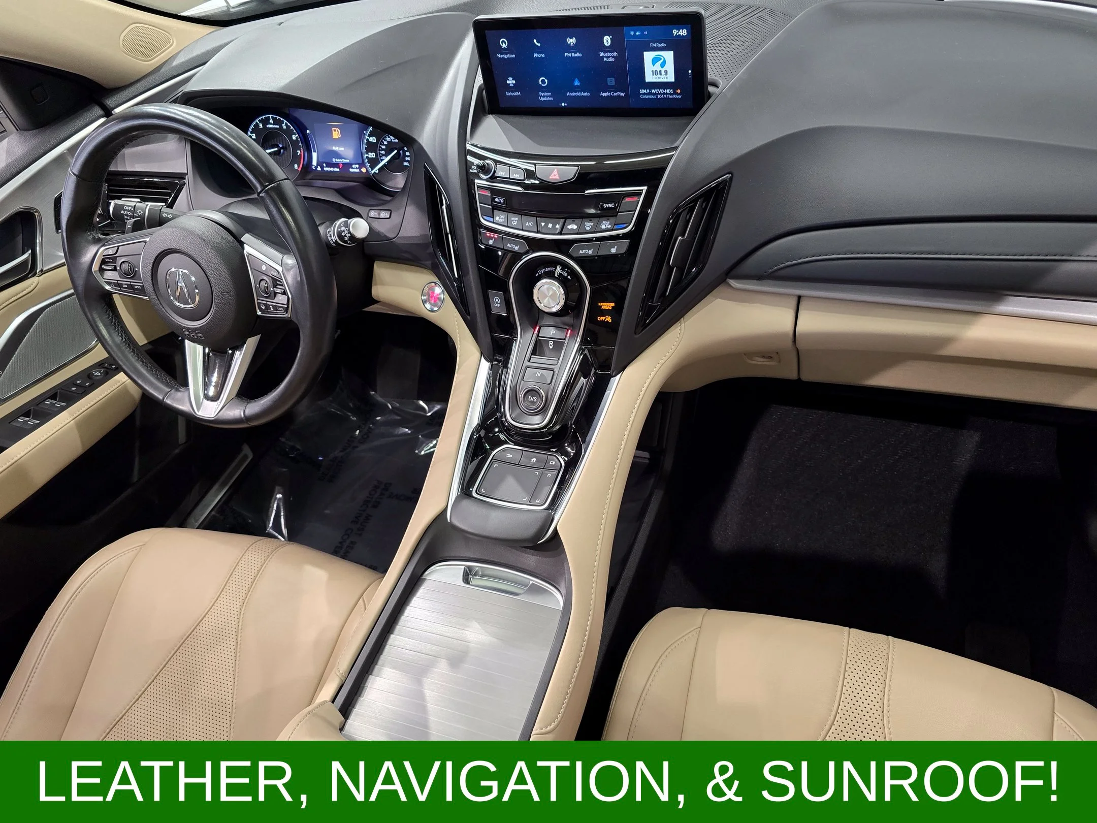 Used 2021 Platinum White Pearl Acura Technology Package image 11