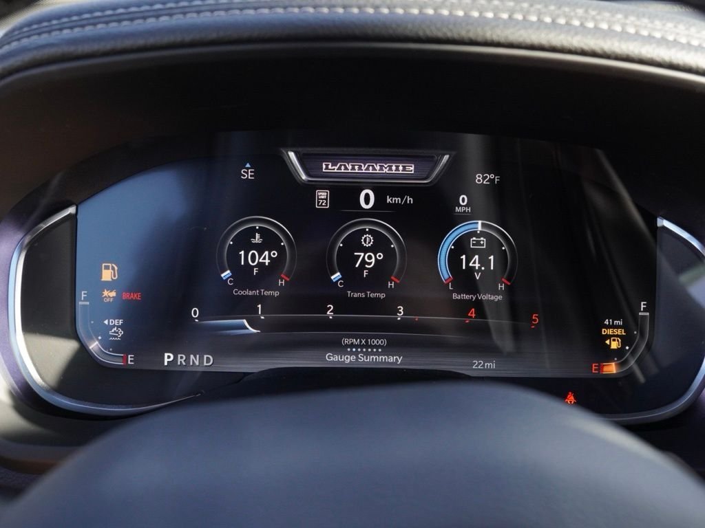 New 2026 Granite Crystal Metallic Clear-Coat Exterior Paint RAM Laramie image 13