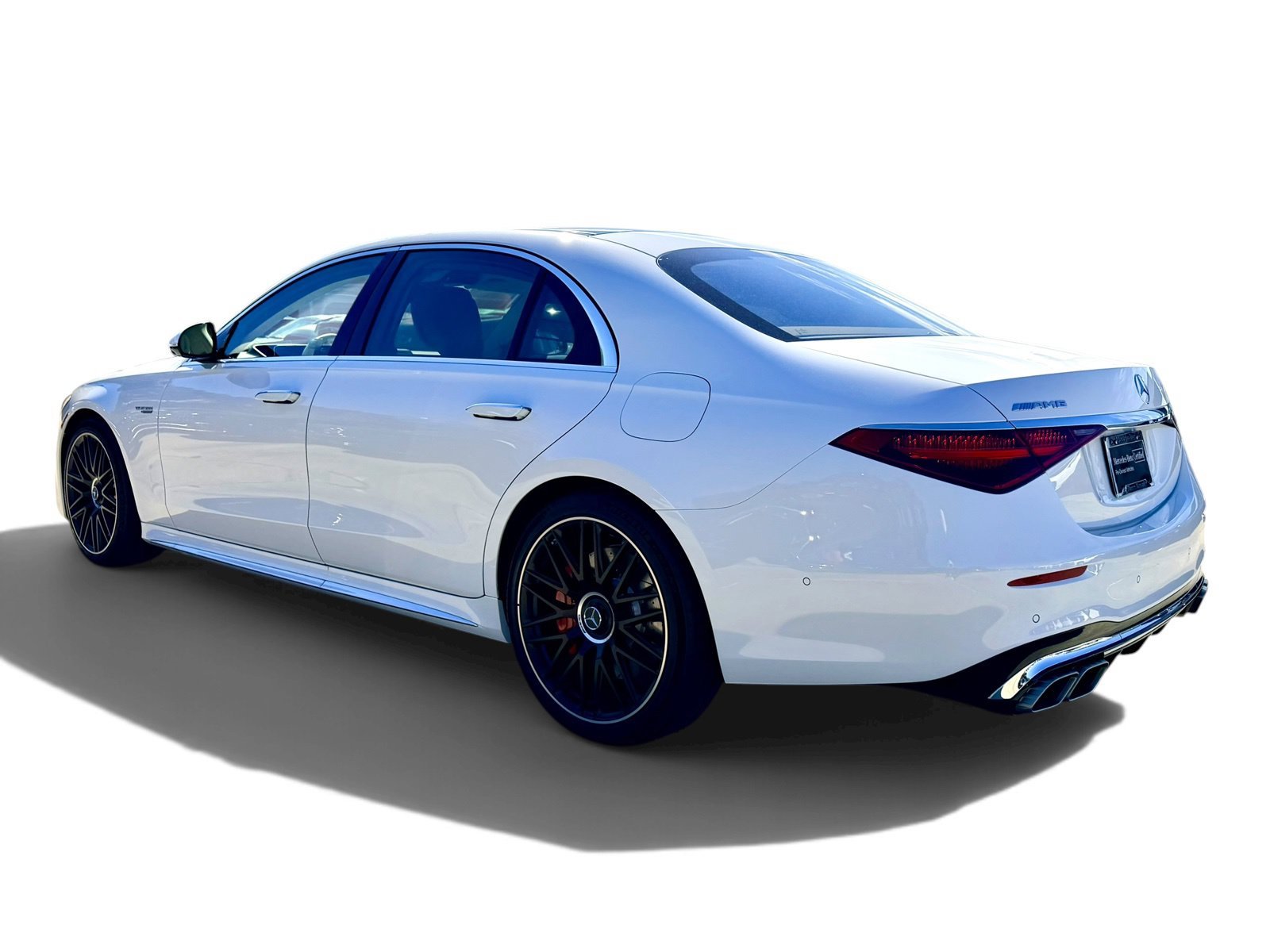 Certified Used 2025 MANUFAKTUR Moonlight White Metallic Mercedes-Benz S 63 E AMG® image 11