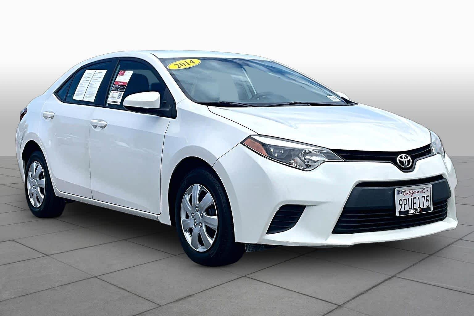 Used 2014 Toyota Corolla LE Eco with VIN 5YFBPRHE7EP041747 for sale in Folsom, CA