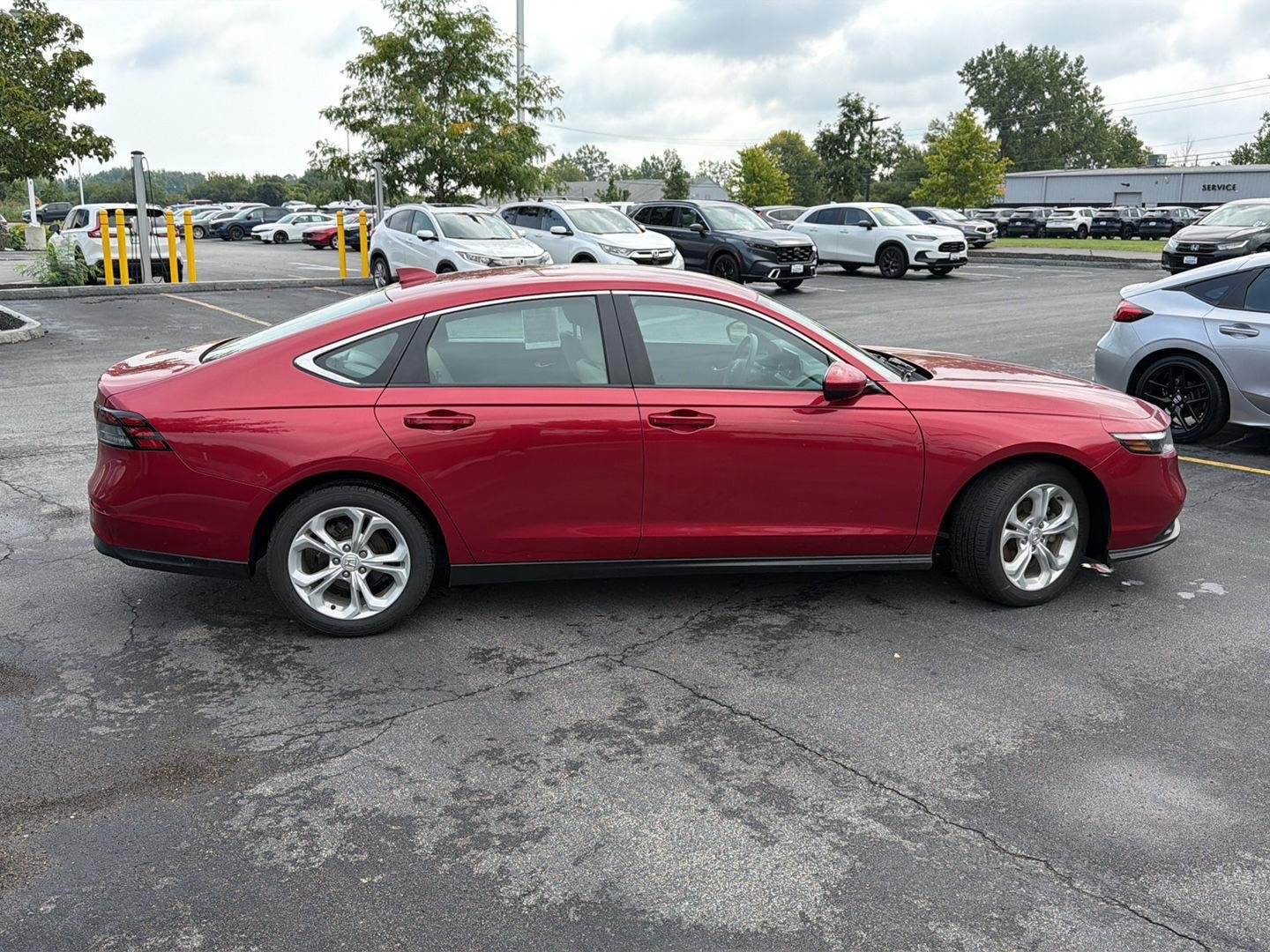 Used 2024 Radiant Red Metallic Honda LX image 8