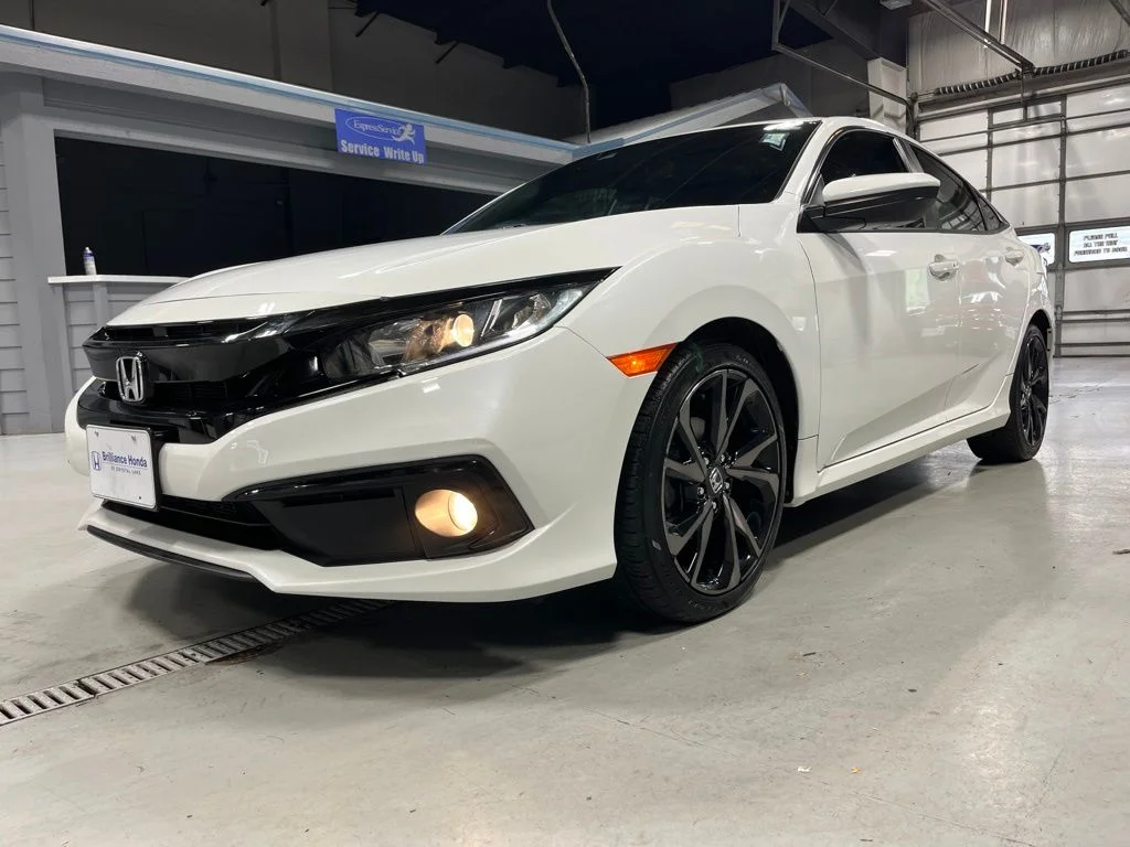 Certified Used 2020 Platinum White Pearl Honda Sport image 3