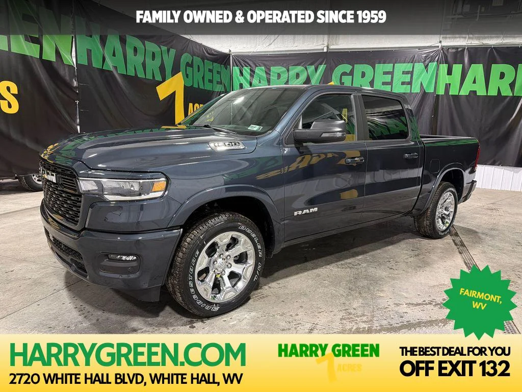 New 2026 Forged Blue Metallic Exterior Paint RAM Big Horn image 1