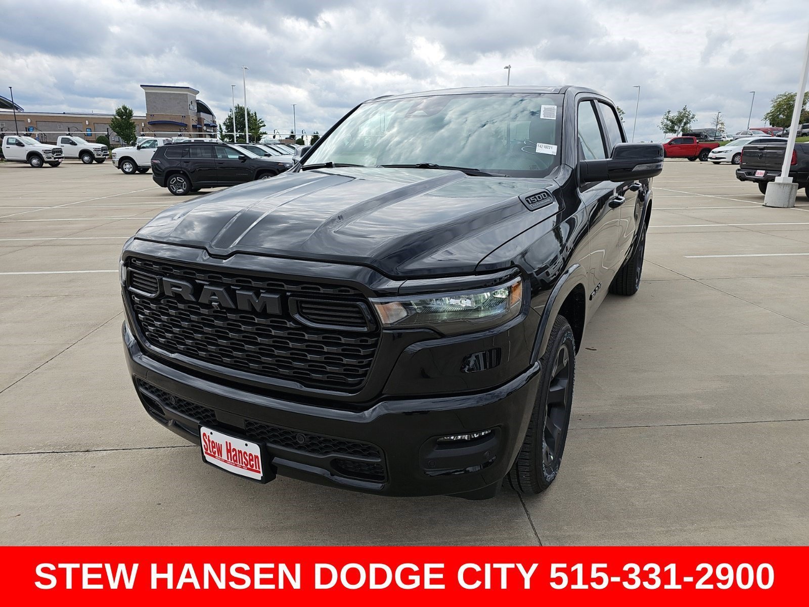 New 2026 Diamond Black Crystal Pearlcoat Ram Big Horn image 1