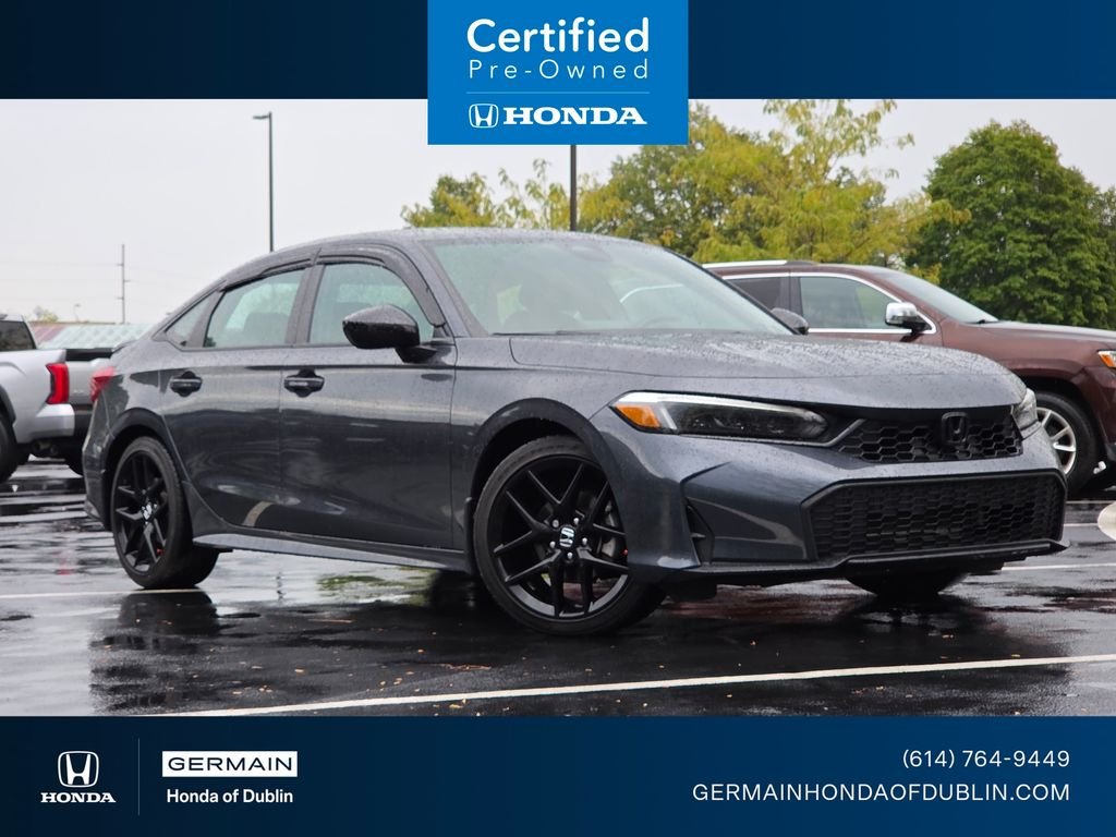 Certified Used 2025 Meteorite Gray Metallic Honda Sport image 1