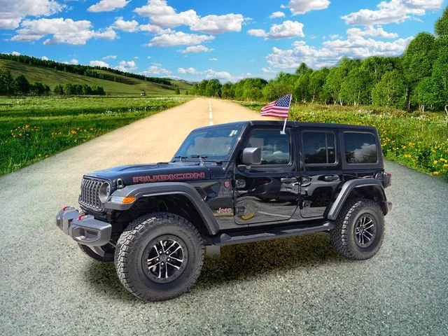 Certified Used 2025 Black Jeep Rubicon image 2