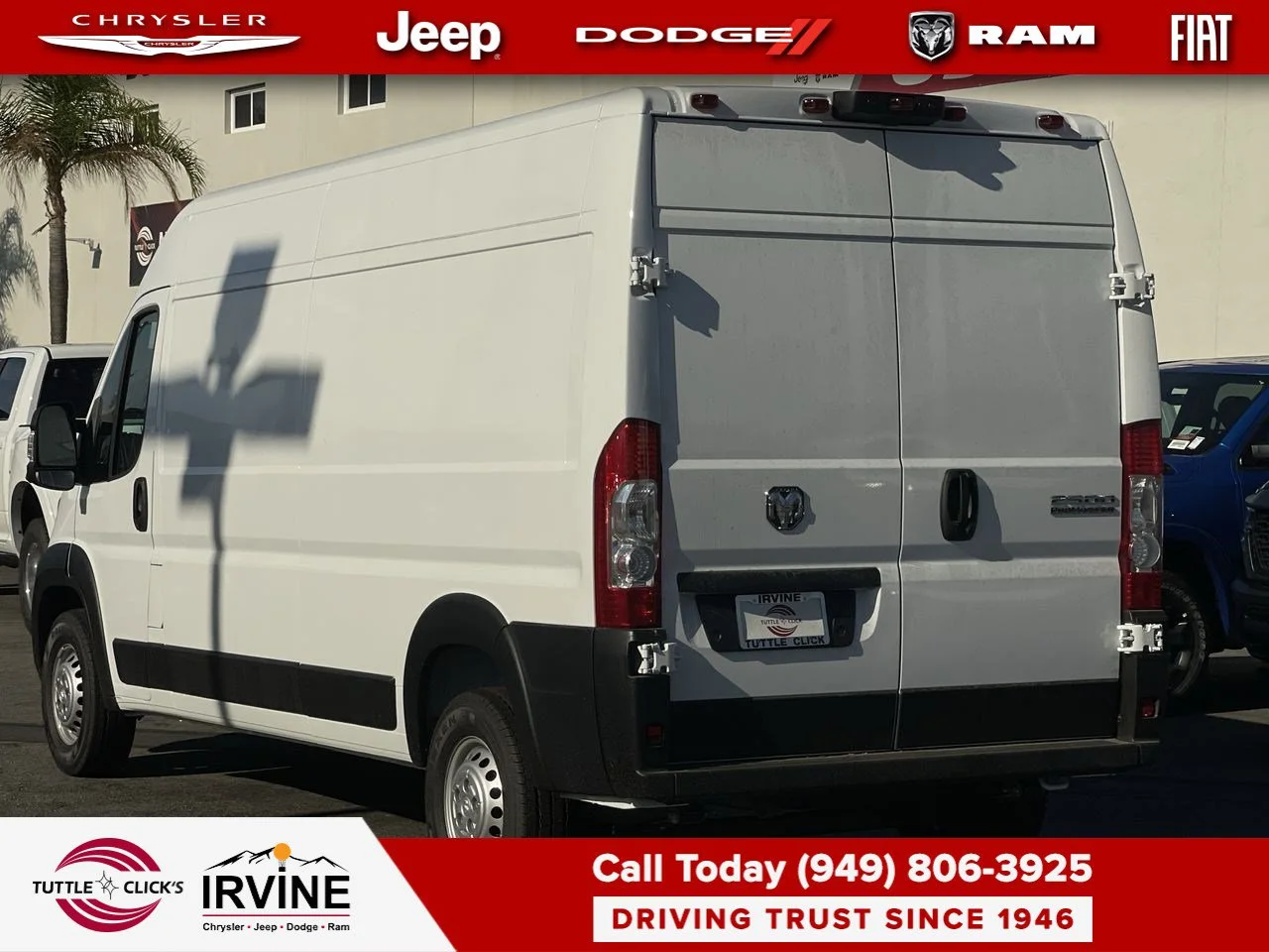 New 2026 Bright White Clear-Coat Exterior Paint RAM Tradesman image 10