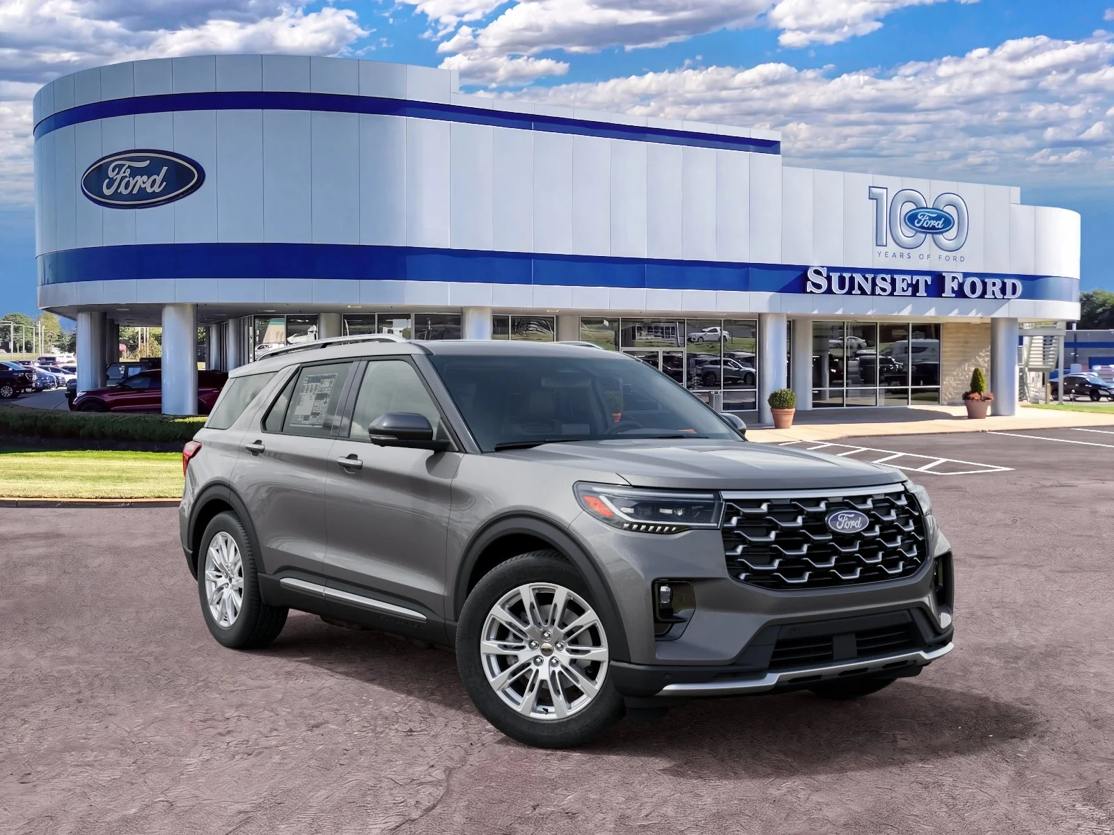 New 2027 Carbonized Gray Metallic Ford Platinum® image 4