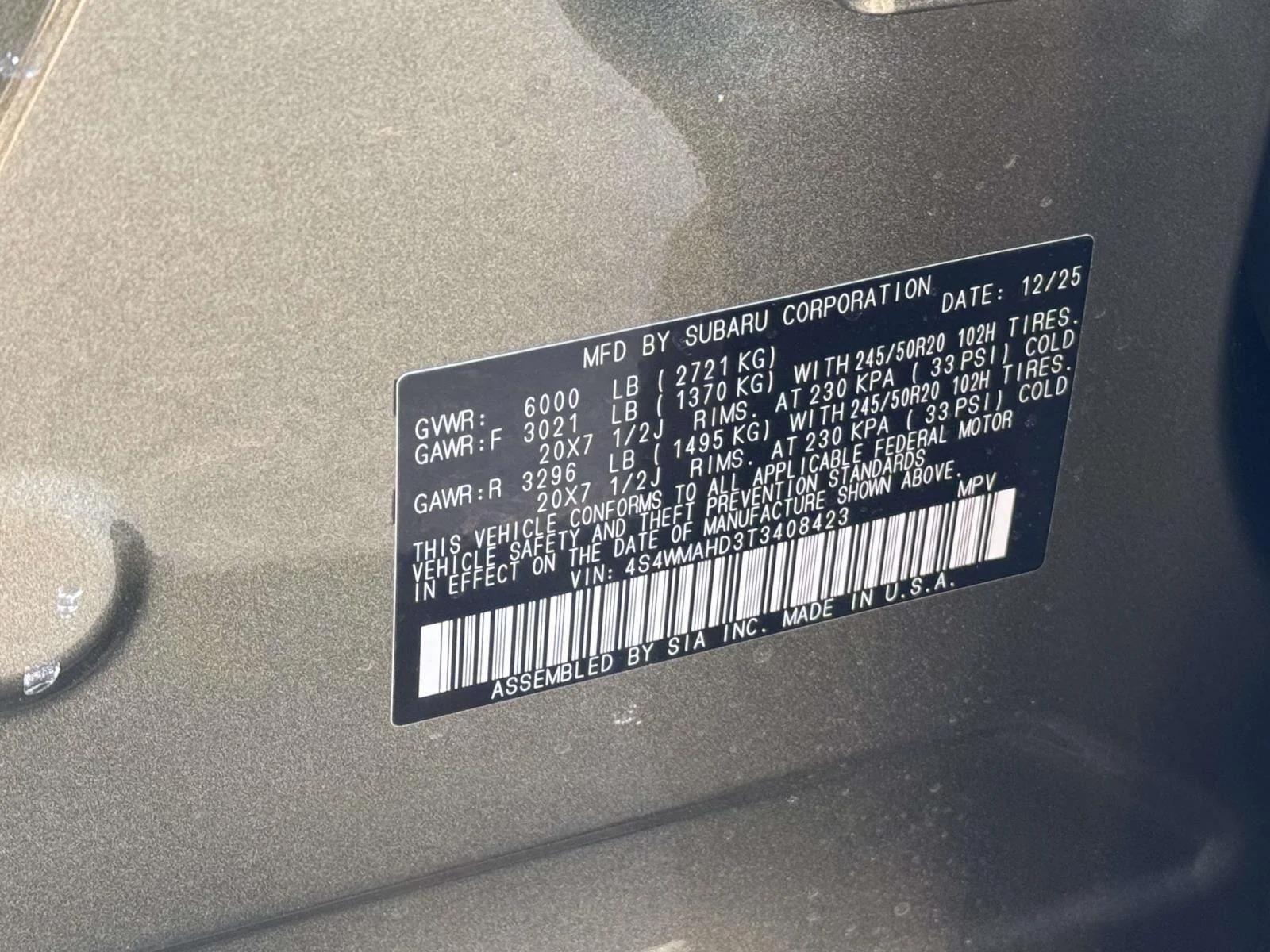 2026 Subaru Ascent Limited Bronze Edition - Photo 18