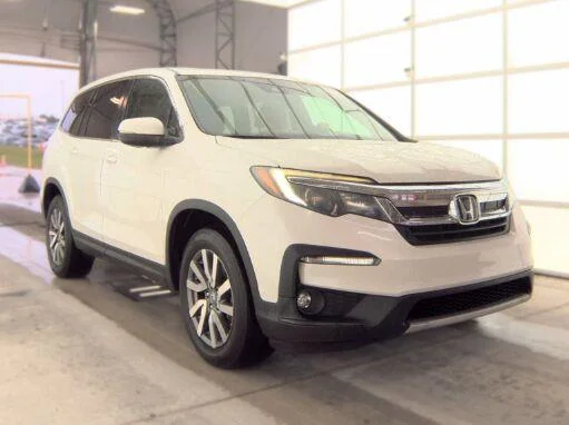 Used 2021 Platinum White Pearl Honda EX-L image 2