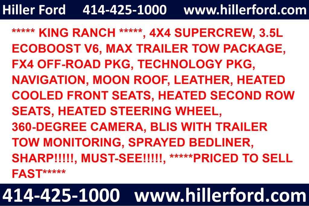 Used 2017 White Ford King Ranch image 2