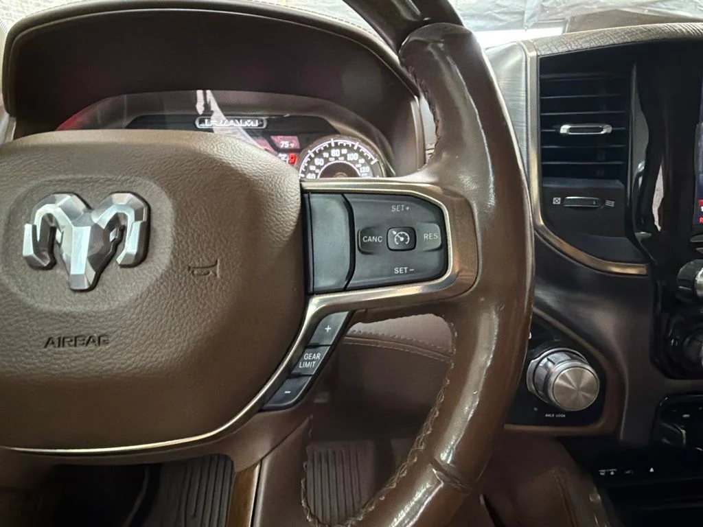 Used 2019 Ivory White Tri-Coat Pearlcoat Ram Limited image 18