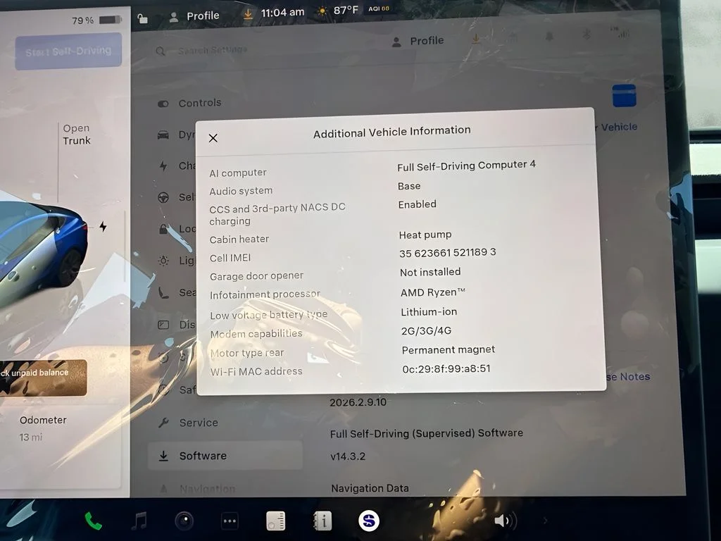 Used 2026 Blue Tesla Base image 24