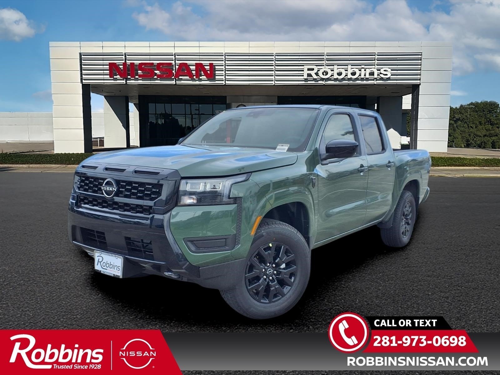 2026 Nissan Frontier SV Green at Robbins Nissan