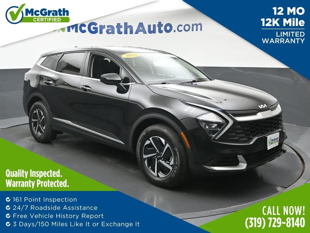 Used 2023 Black Kia LX image 1